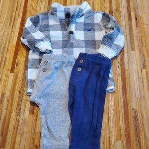 Carter's Pullover Fleece Outfit